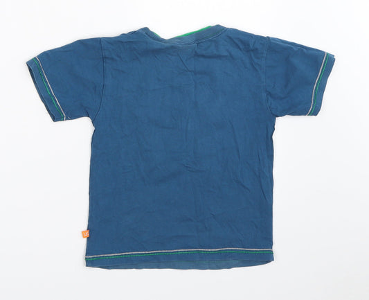 Little Kangaroos Boys Blue Basic T-Shirt Size 4 Years