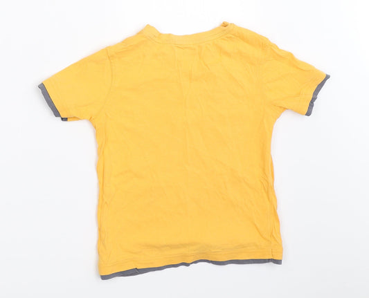 H&T Boys Yellow Basic T-Shirt Size 5 Years