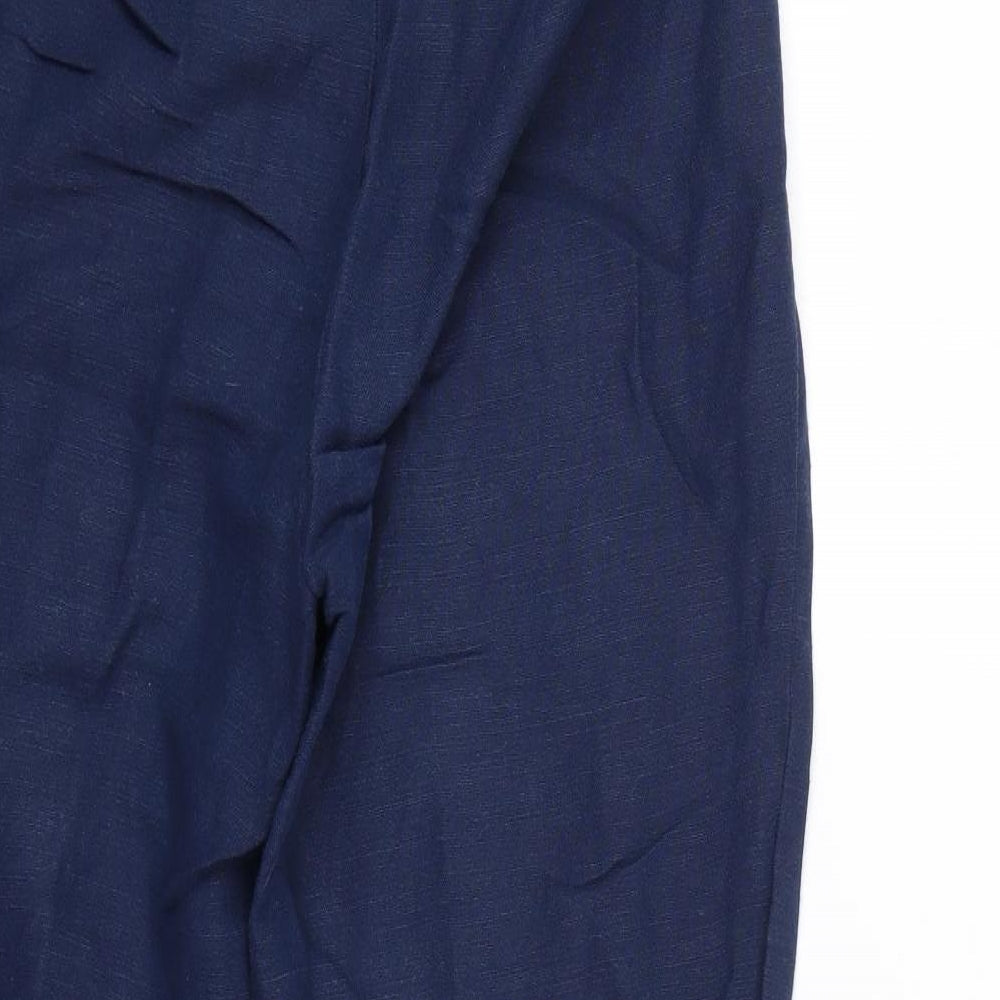cc Womens Blue Trousers Size 12 L27 in