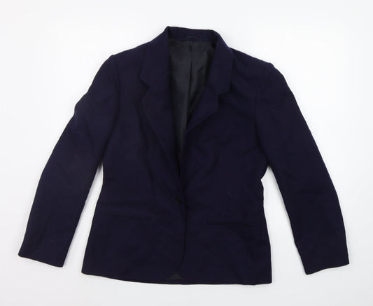 Womens UK Size 12 ST MICHAEL Blue Jacket