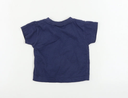 Ladybird Boys Blue Basic T-Shirt Size 3-6 Months
