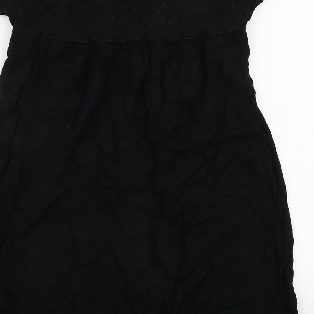 VILA Womens Black Ball Gown Size M