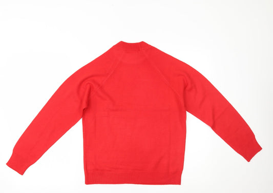 Straven Womens Red Pullover Jumper Size 8