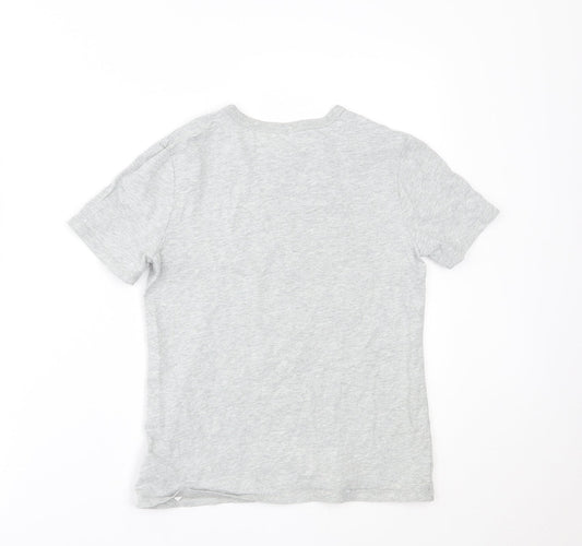 Preworn Boys Grey Basic T-Shirt Size M
