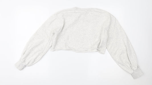 Womens UK Size XS H&M Grey Pullover Jumper
