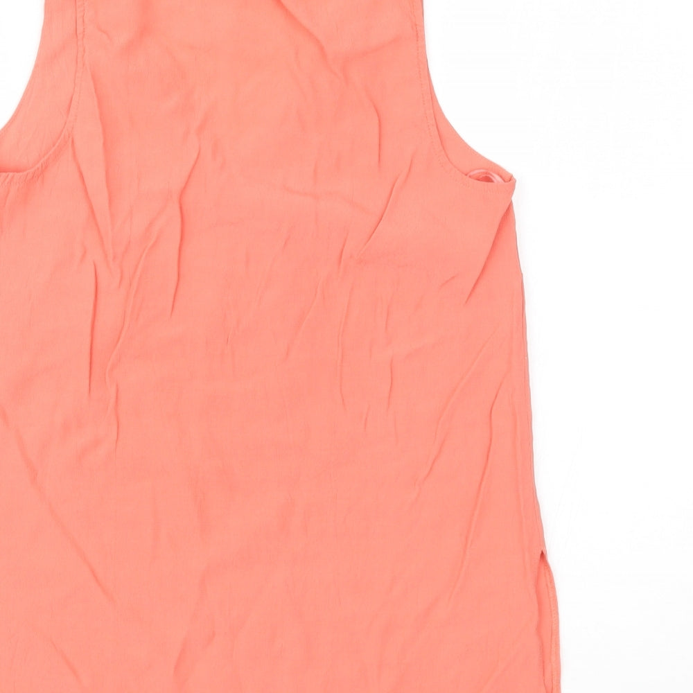 F&F Womens Orange Basic Tank Size 12