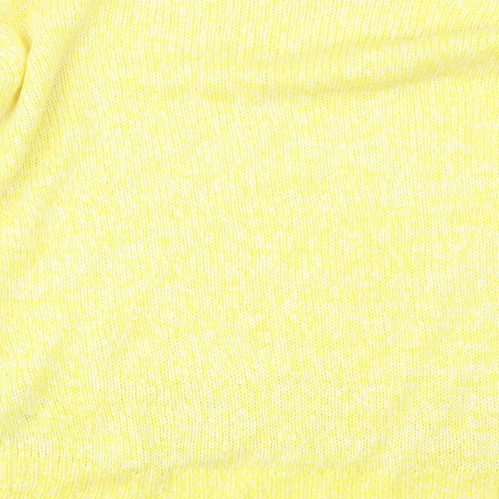 Womens UK Size M New Look Yellow Pullover Jumper