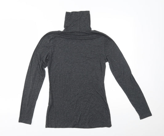 Womens UK Size S H&M Grey Basic Blouse