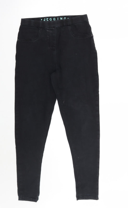 George Girls Black Skinny Jeans Size 12-13 Years