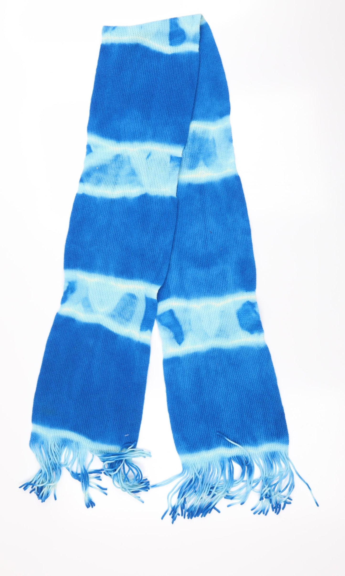 Front view of The Surf Company unisex blue scarf one size