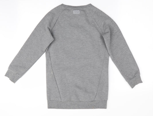 LEGO Boys Grey Pullover Sweatshirt Size 10 Years - LEGO