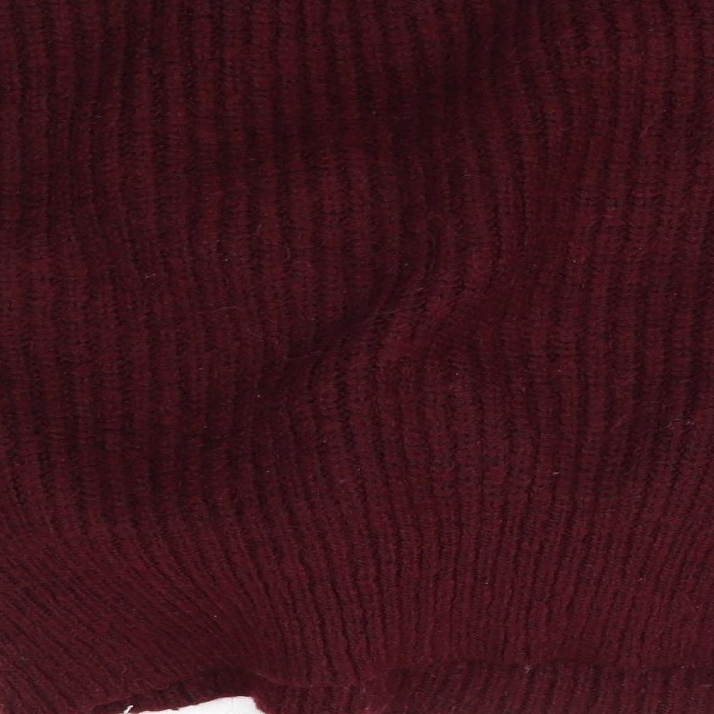 Womens UK Size L New Look Red Cardigan Jumper