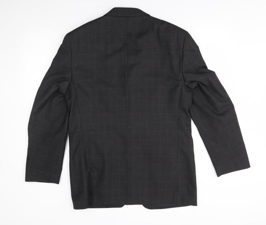 Mens UK Size zantos Regular Grey Suit Jacket
