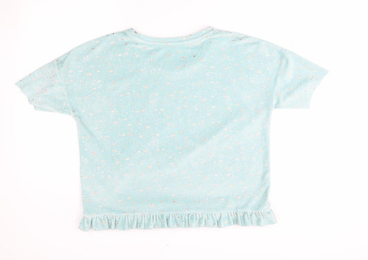 F&F Womens Blue Pullover Jumper Size 12 - loungewear, shiny stars