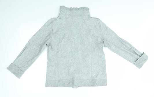 H&M Womens Grey Full Zip Sweatshirt Size L