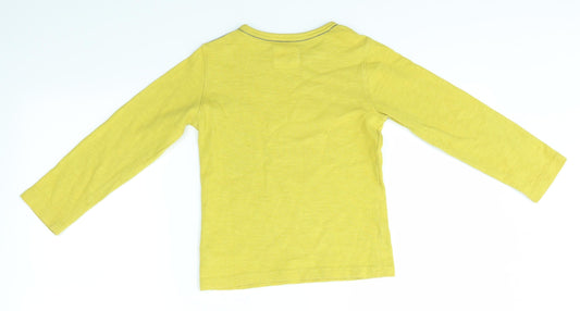 Mothercare Boys Yellow Basic T-Shirt Size 5-6 Years