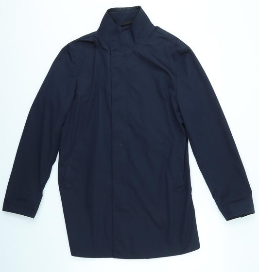 Womens UK Size S Autograph Blue Overcoat