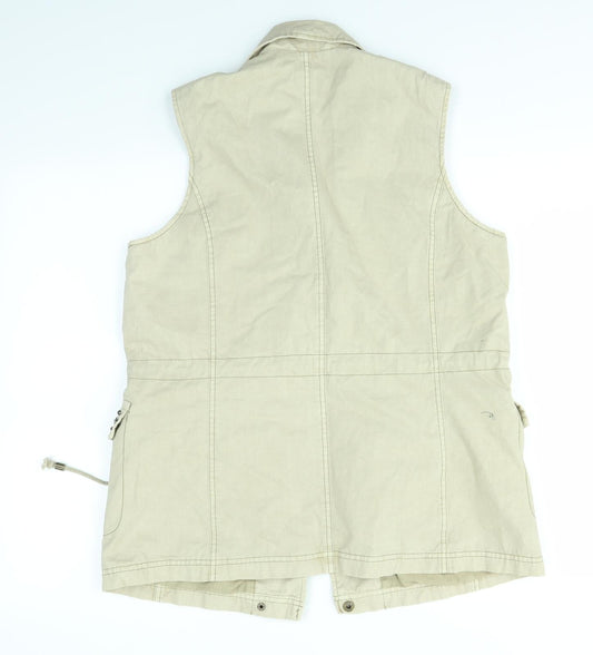 Matalan Womens Beige Jacket Coat Size 12