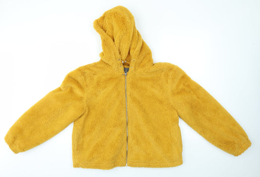Womens UK Size M Primark Orange Overcoat