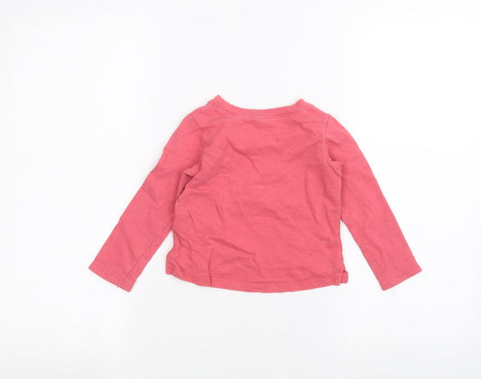 H&M Baby Pink Basic T-Shirt Size 9-12 Months