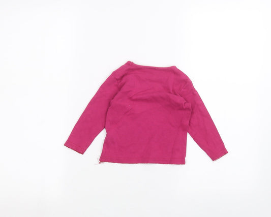 Cherokee Baby Pink Basic T-Shirt Size 9-12 Months