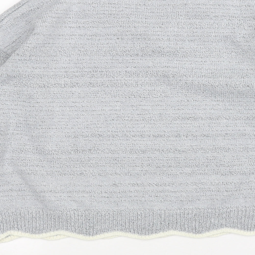Womens UK Size S Preworn Grey Pullover Jumper