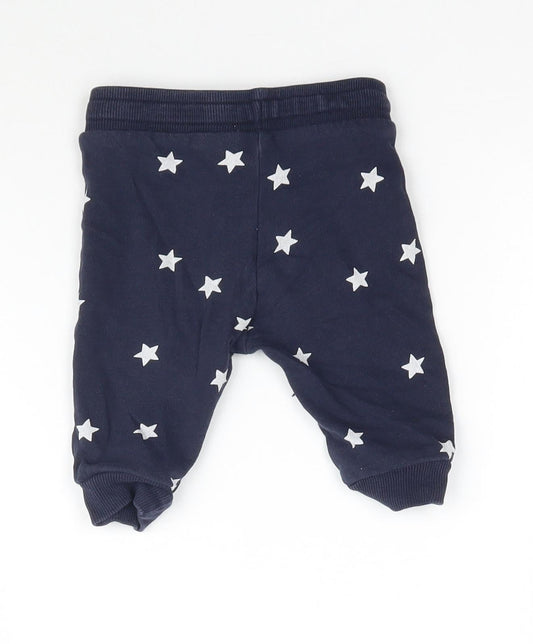H&M Baby Blue Jogger Leggings Size 3-6 Months - Stars