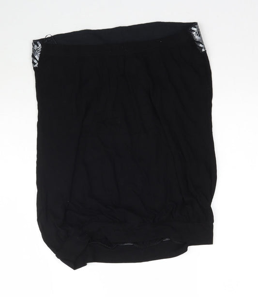 George Womens Black   Tulip Skirt Size 12
