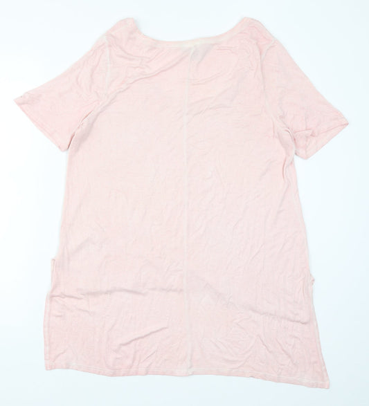 FOREVER 21 Womens Pink Basic T-Shirt Size 18