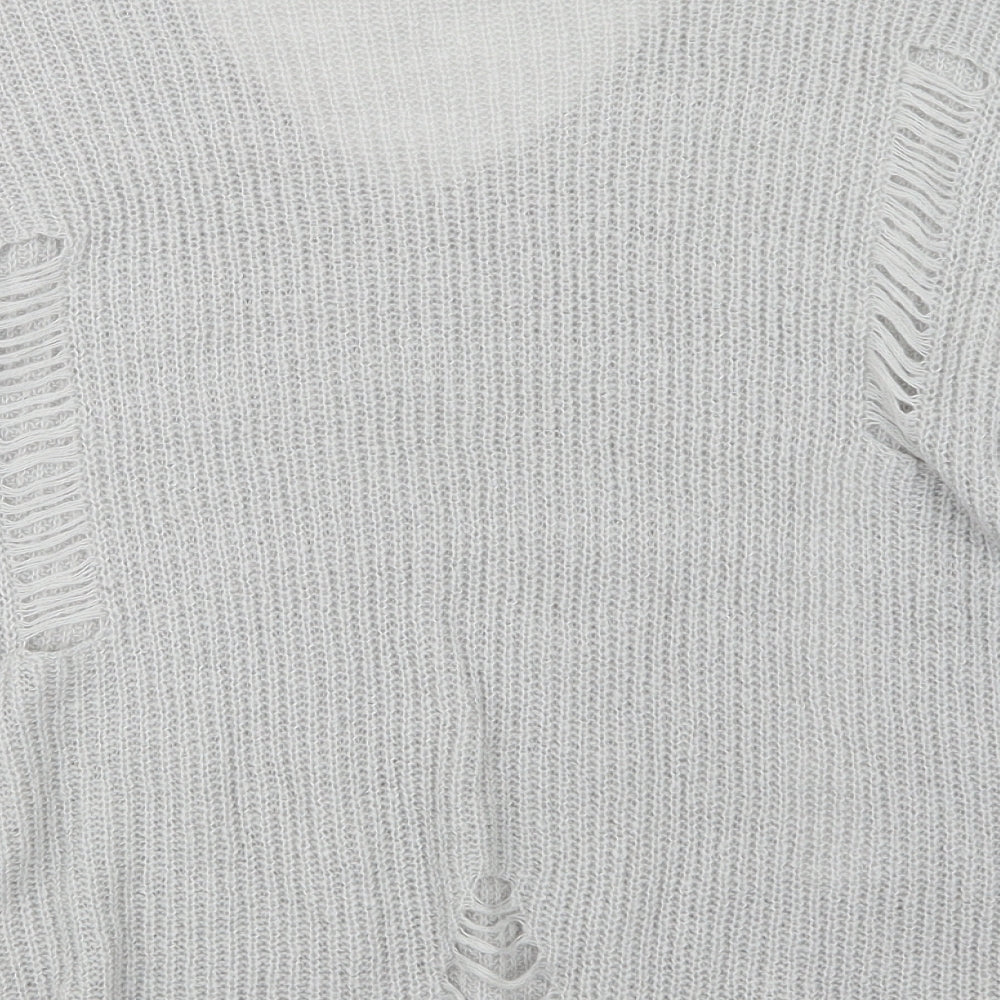 Womens UK Size 10 Atmosphere Grey Pullover Jumper