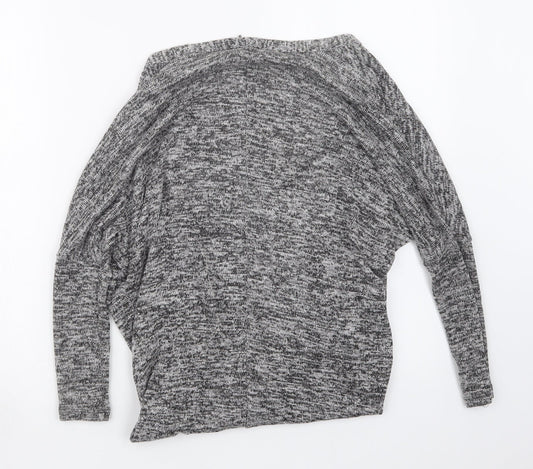 Womens UK Size XS Atmosphere Black Cape Jumper