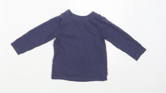 George Boys Blue Basic T-Shirt Size 9-12 Months
