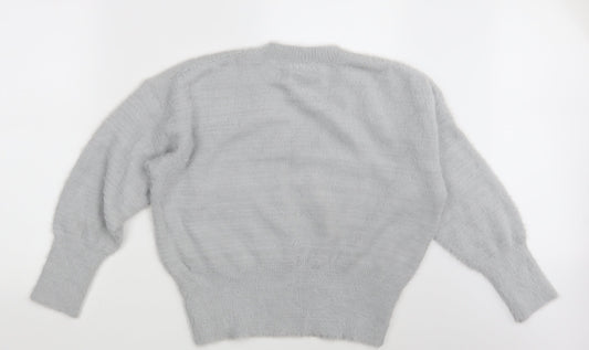TU Womens Grey Pullover Jumper One Size