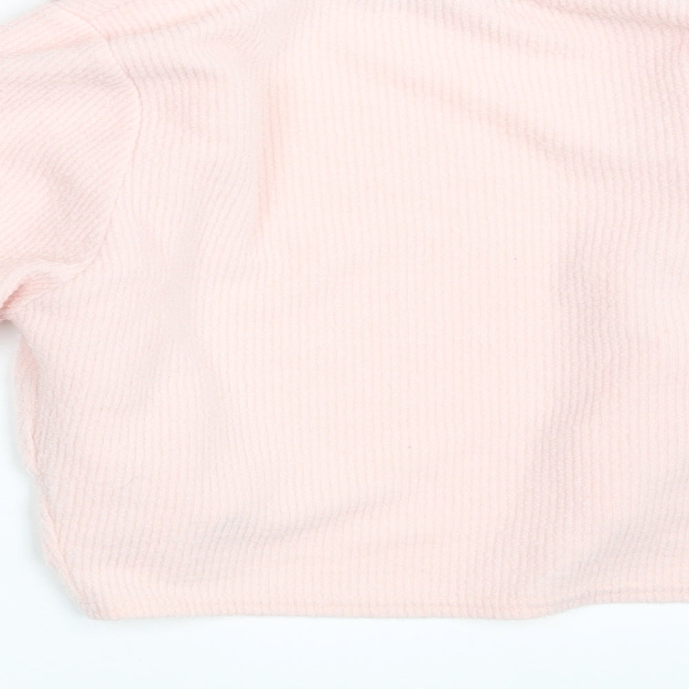 Womens UK Size L Select Pink Full Zip Jumper