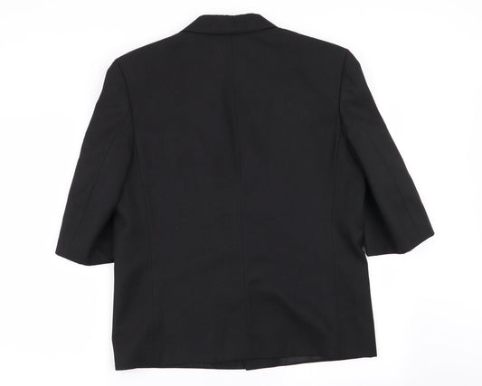 Womens UK Size 36 Preworn Regular Black Blazer