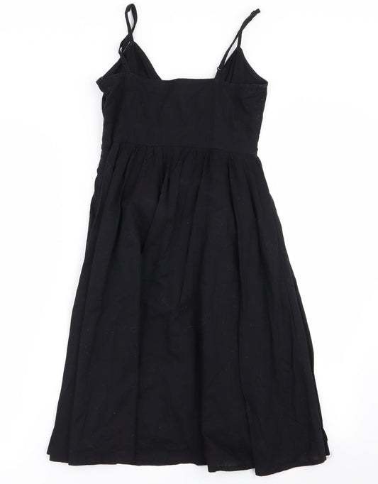 Dorothy Perkins Womens Black Fit & Flare Size 6