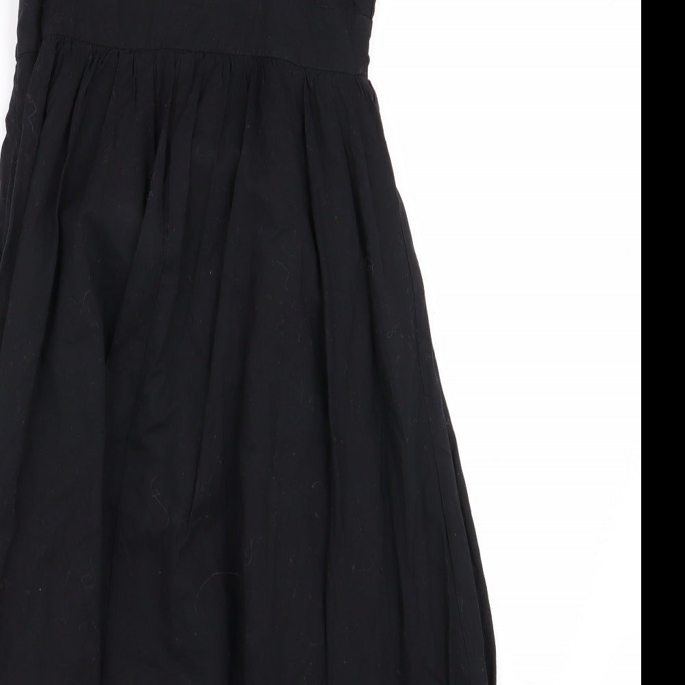 Dorothy Perkins Womens Black Fit & Flare Size 6