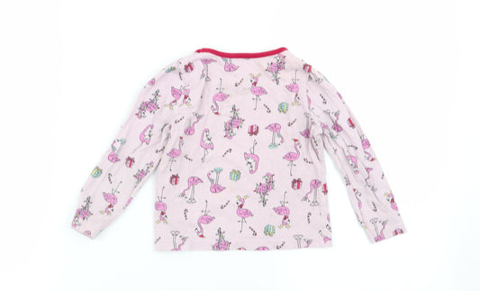 Primark Girls Pink Geometric Babydoll Pyjama Top Size 18-24 Months
