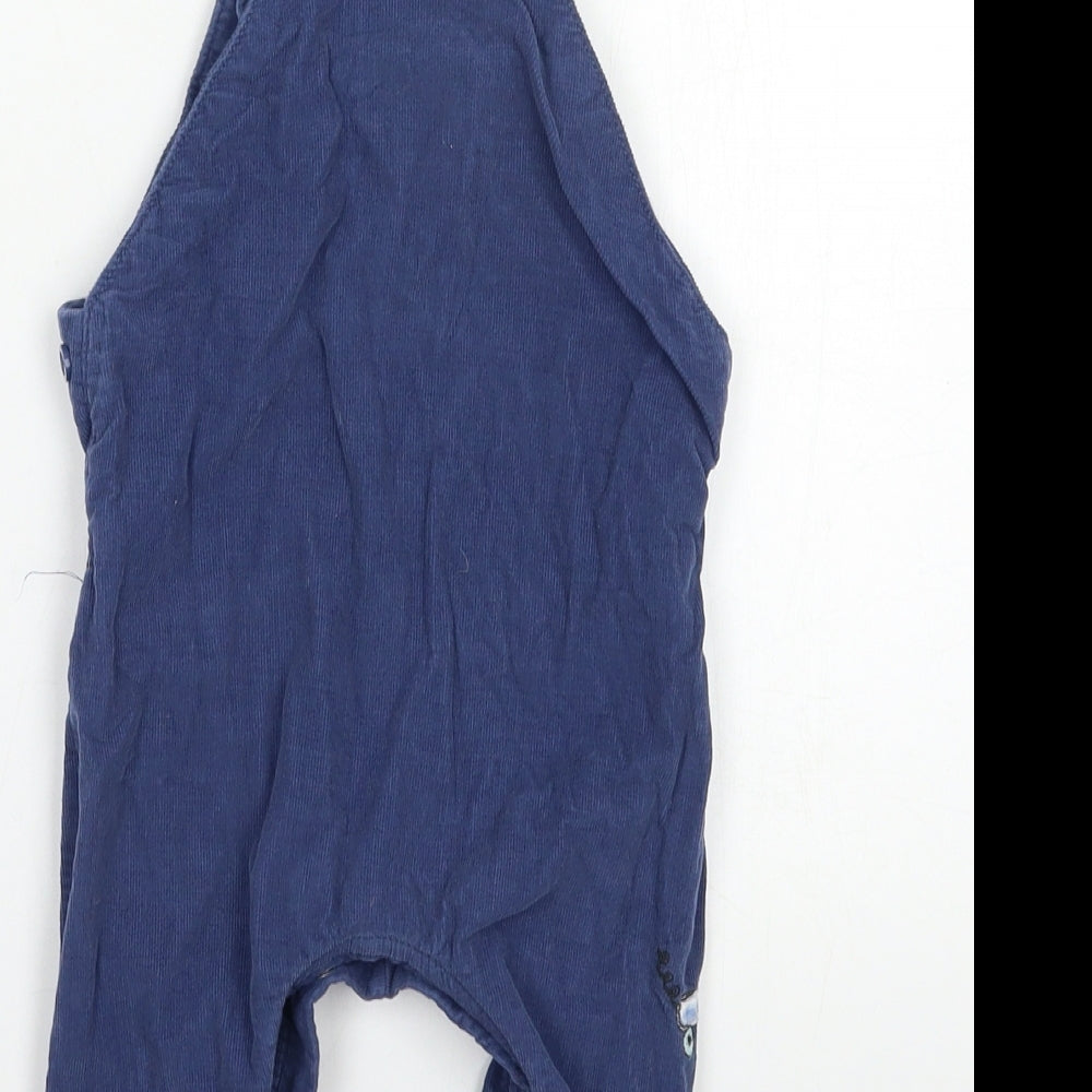 Marks and Spencer Baby Blue Corduroy Cargo Trousers Size 6-9 Months