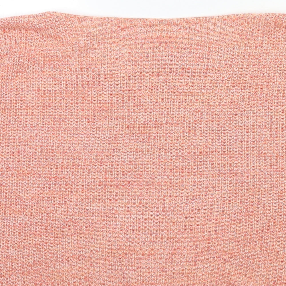 Marks and Spencer Mens Orange Knit Pullover Jumper Size M