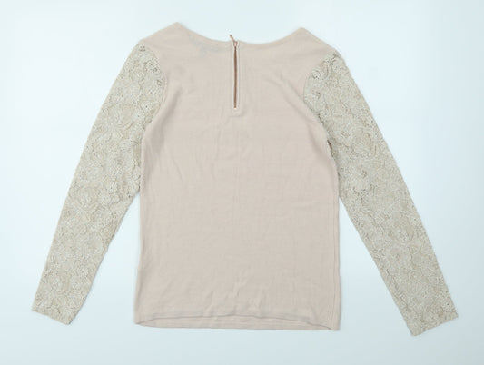 Coast Womens Pink Basic T-Shirt Size XS