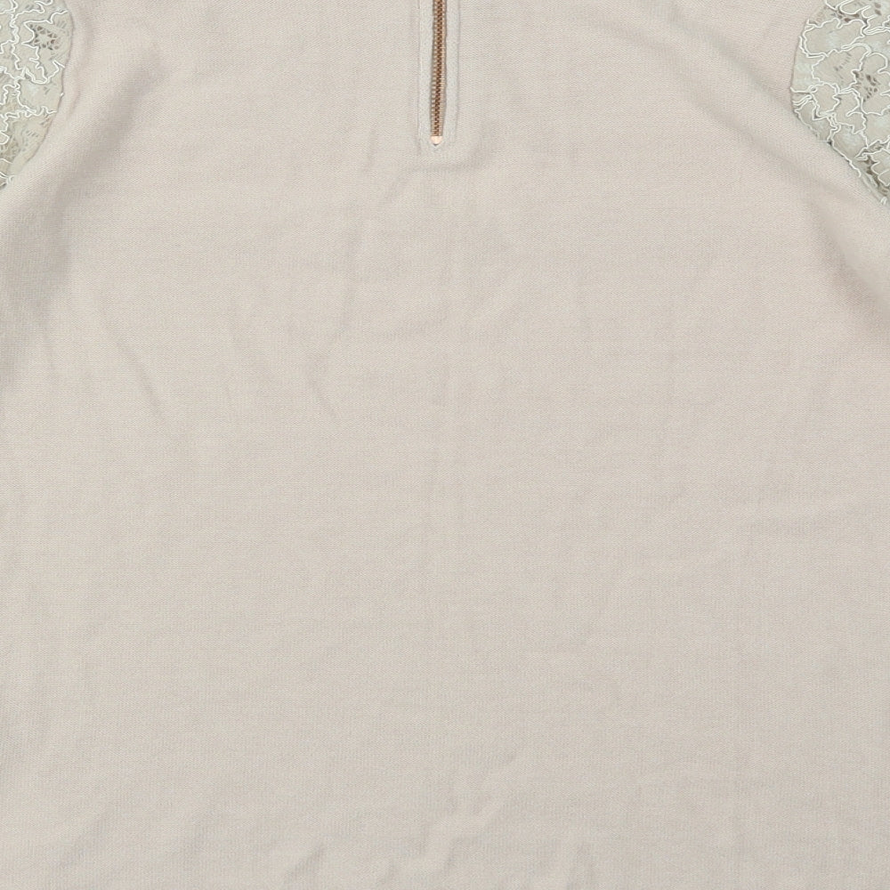 Coast Womens Pink Basic T-Shirt Size XS