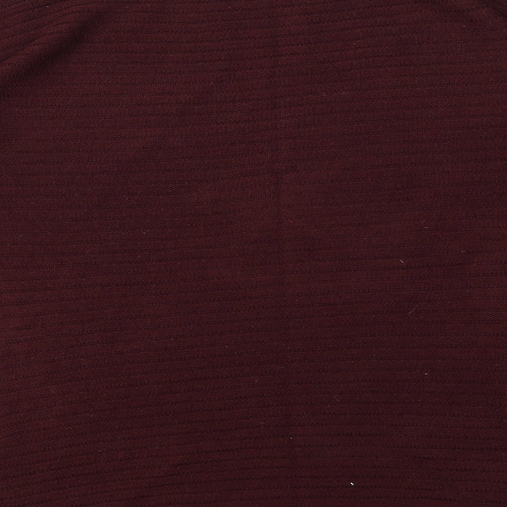 Peacokcs Womens Red Pullover Jumper Size L