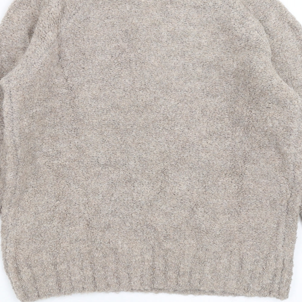 Primark Womens Beige Knit Pullover Jumper Size S