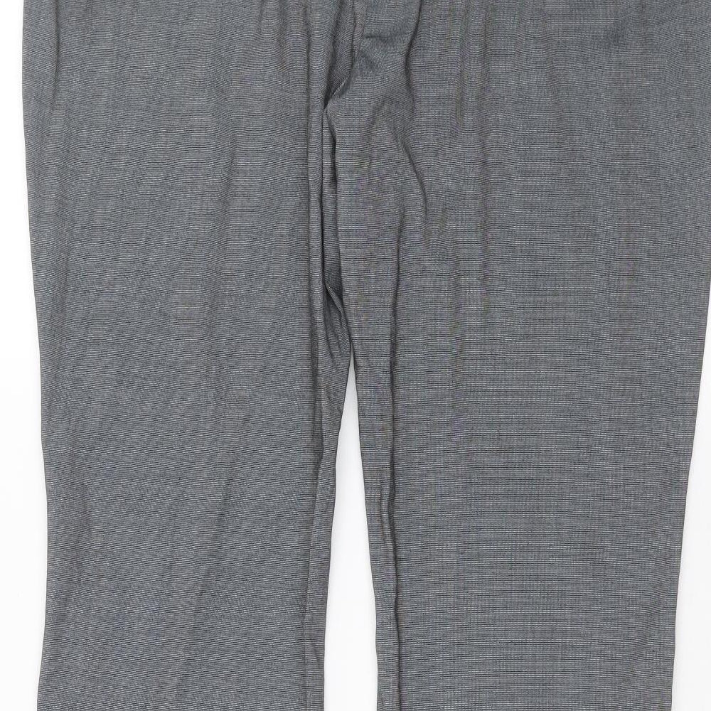 Womens UK Size 16 Debenhams Regular Fit Grey Trousers