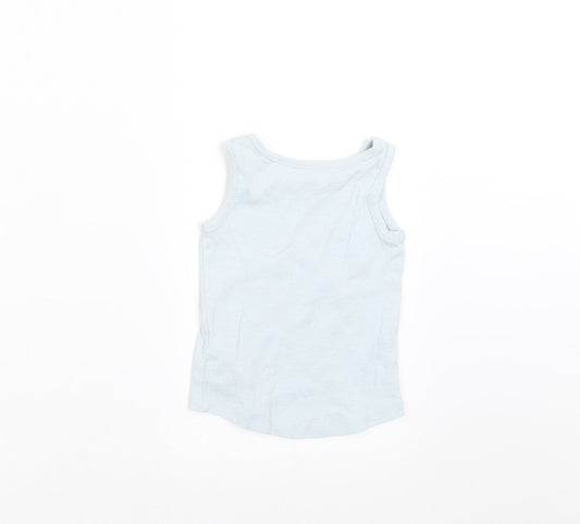 NEXT Girls Blue Basic Tank Size 6-9 Months