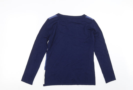 Womens UK Size S Alexara Blue Pullover Jumper