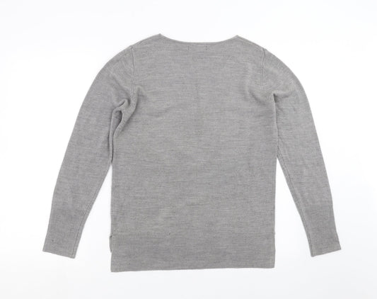 Primark Womens Grey Knit Pullover Jumper Size 12