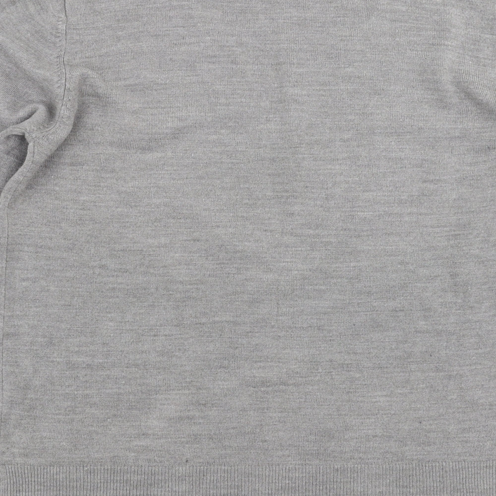 Primark Womens Grey Knit Pullover Jumper Size 12