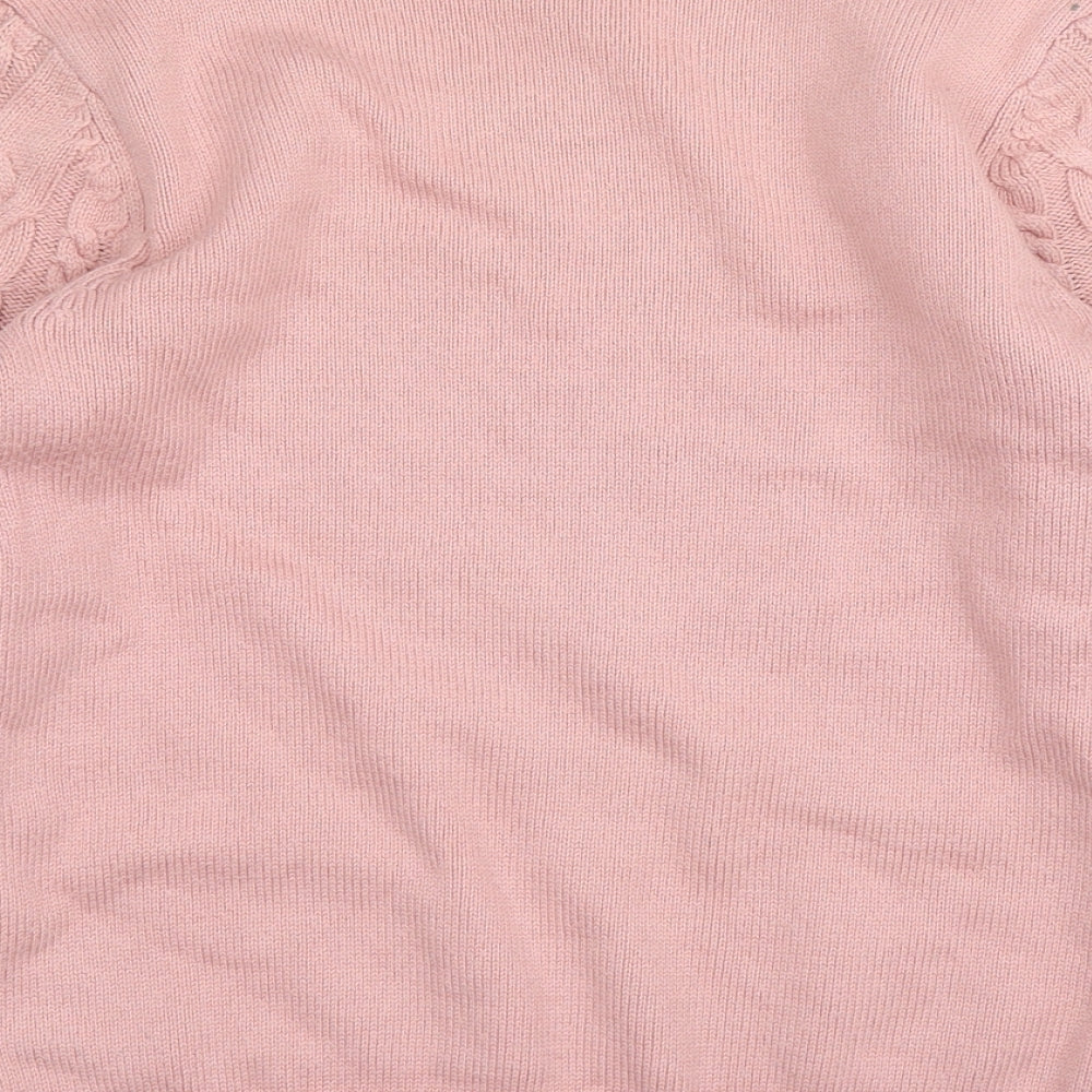 Womens UK Size S H&M Pink Pullover Jumper